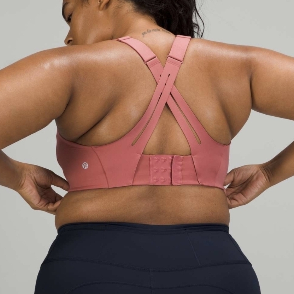 Lululemon AirSupport Bra High Support C-DDD Cups Brier Rose Size 36DDD - Picture 2 of 8